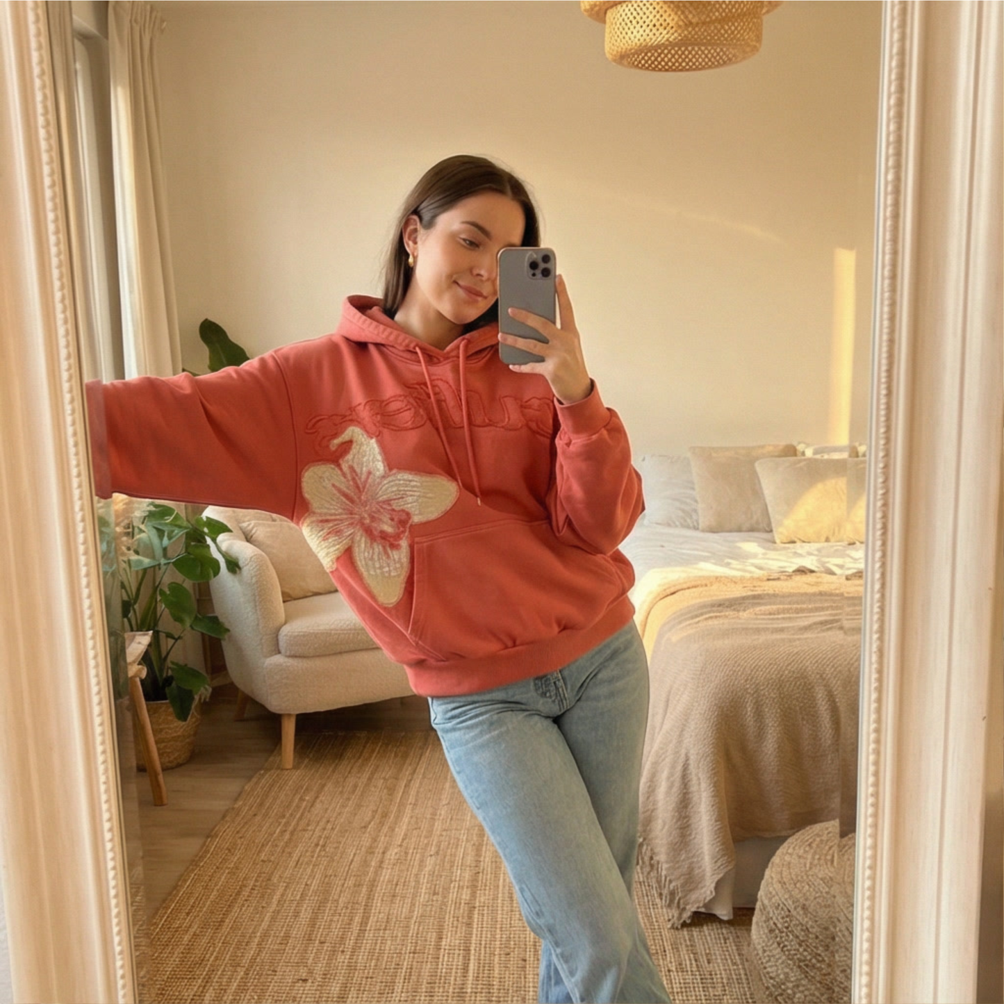 Profitez aujourd'hui seulement d'une réduction de 70 % sur le sweat à capuche Bloom Script