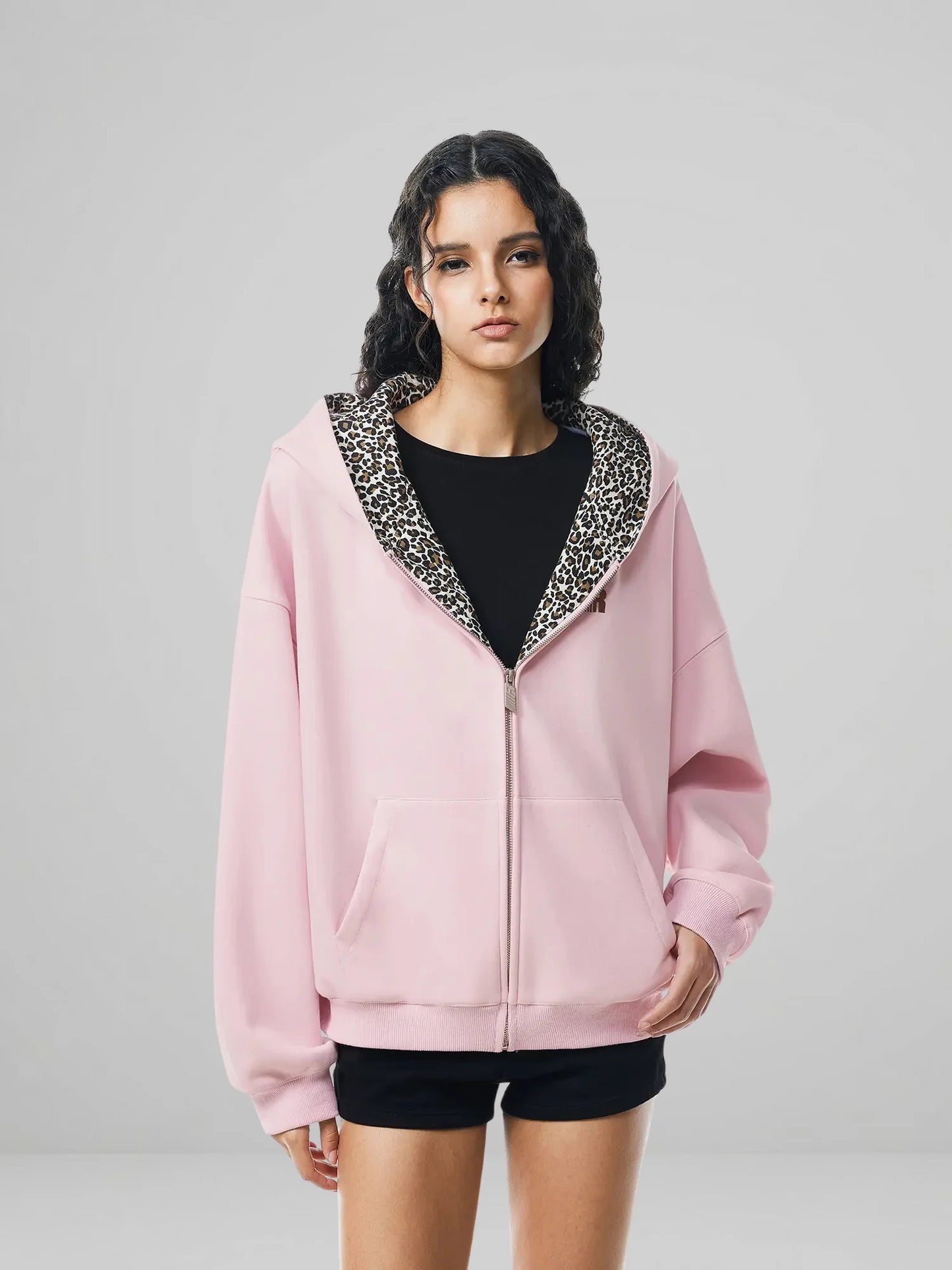 1+1 Free Only Today, Leopard Zip Up