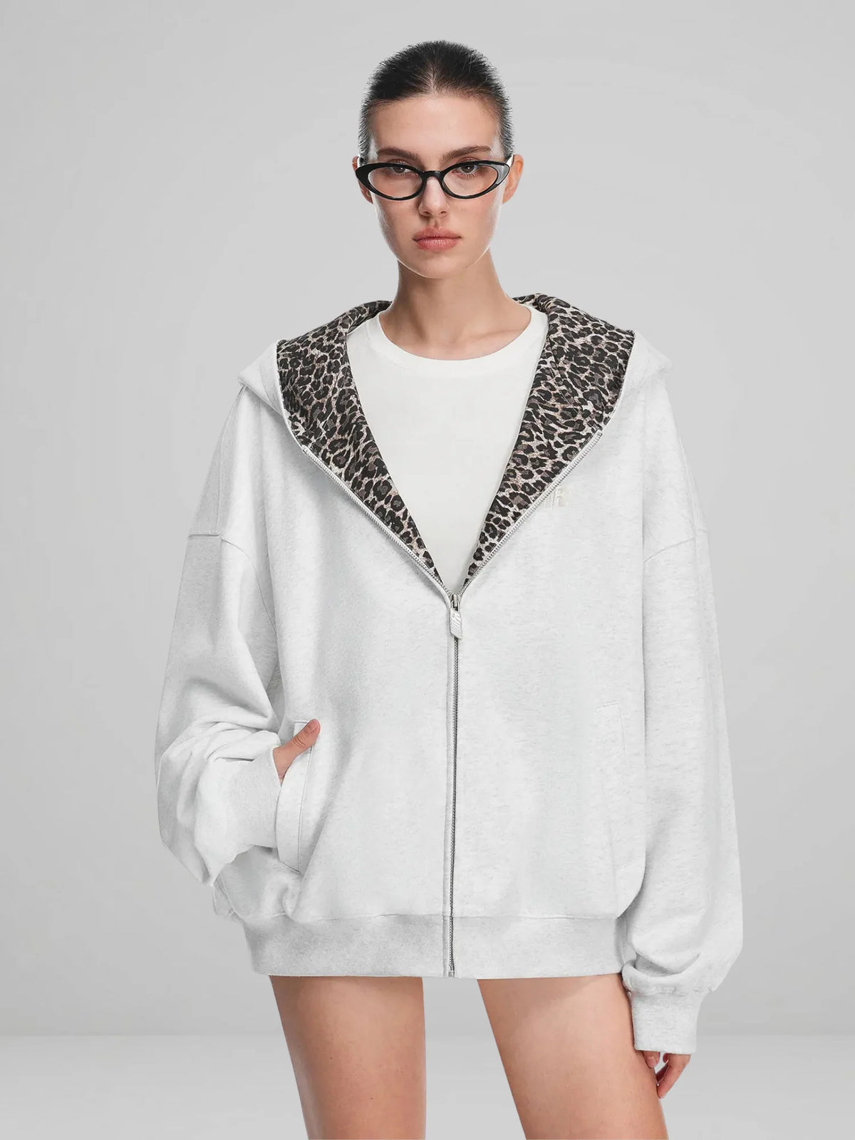 1+1 Free Only Today, Leopard Zip Up